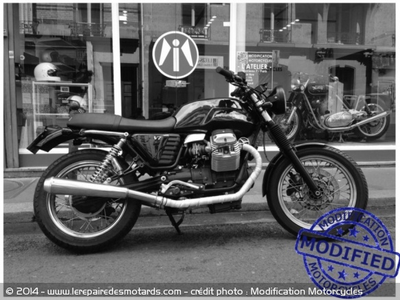 Prépa de Guzzi V7 par Modification Motorcycles