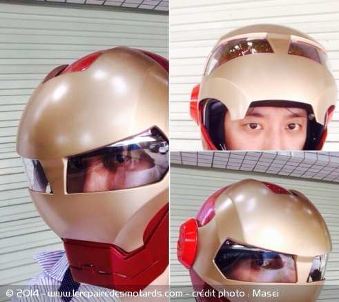 Le casque moto modulable d'Ironman