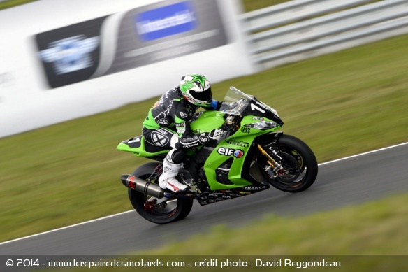 Grégory Leblanc et le SRC Kawasaki s'élanceront en 2ème position