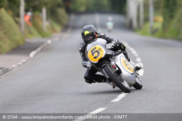 Bruce Anstey sur sa Norton