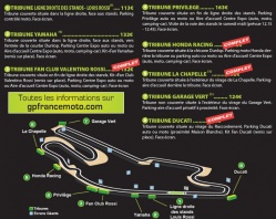Les tribunes du GP de France au complet