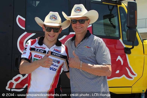 Stefan Bradl et Kevin Schwantz