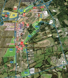 Le plan de GP de France moto