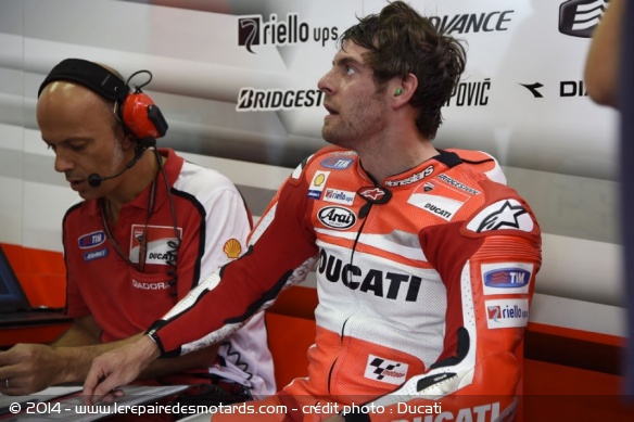 Cal Crutchlow - crédit photo : Ducati