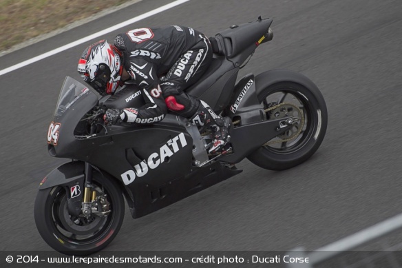 Andrea Dovizioso - crédit photo : Ducati Corse