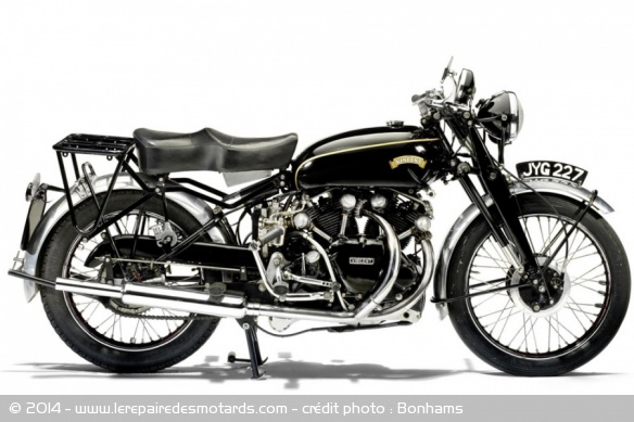 Vincent Series C Black Shadow 998 cm3 de 1950