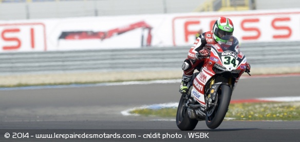 Meilleur temps et chute pour Giugliano