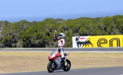 WSS Philli Island : victoire de Cluzel