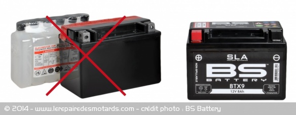Batterie sans entretien classique et modèle activé en usine