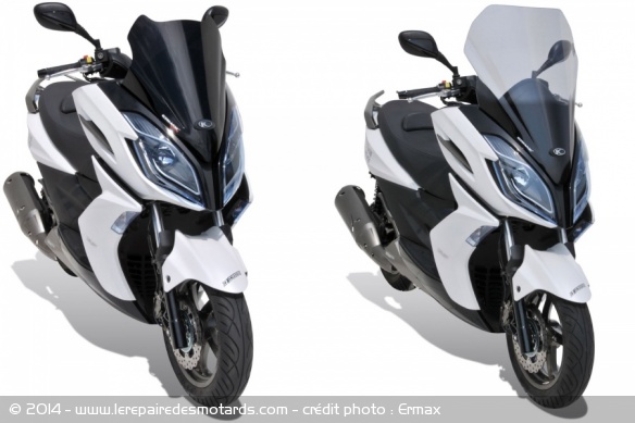 Bulles sport et haute protection Ermax pour Kymco K-XCT