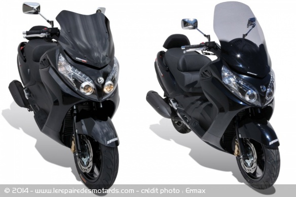 Bulles sport et haute protection Ermax pour Sym Maxsym 400