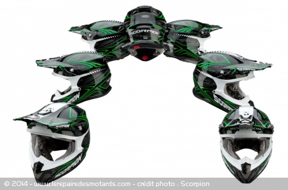Casque intégral cross Scorpion VX-20 Whoops