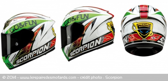 Casque intégral Scorpion Exo-2000 Air Bautista