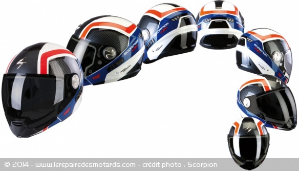 Casque modulaire Scorpion EXO-300 Air Grid