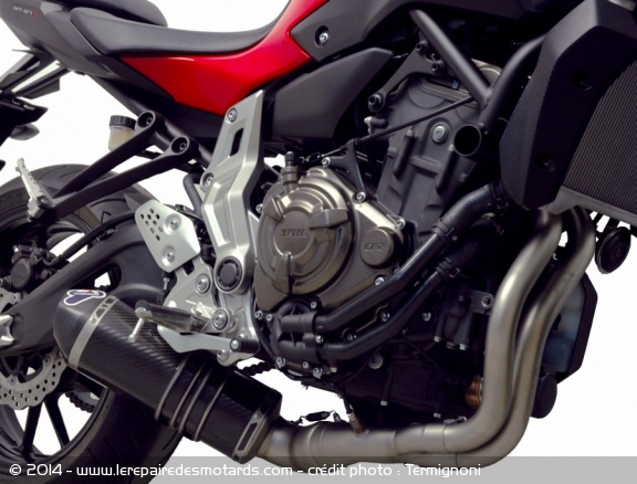 Echappement Termignoni pour MT07
