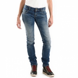 Jean moto femmes Overlap