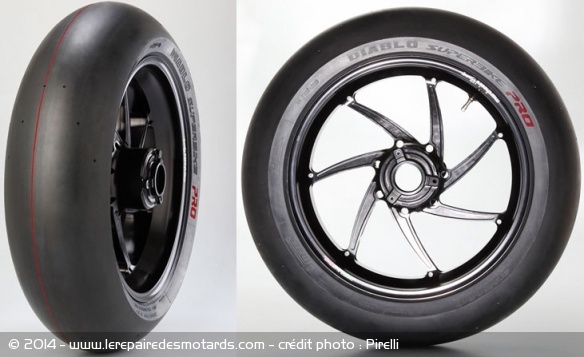 Pneu slick Pirelli Diablo Superbike Pro