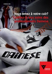 Réparation cuir Dainese offerte