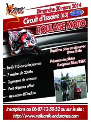 Roulage sur circuit Volkanik' Endurance