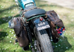 Sac moto Blitz x Bleu de Chauffe