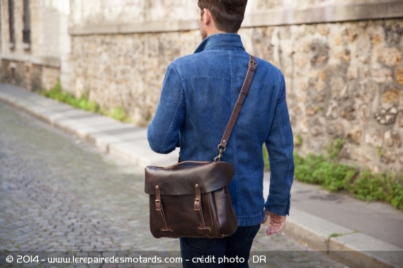 Sac moto Blitz x Bleu de Chauffe