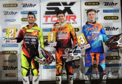 Le podium de la finale SX2