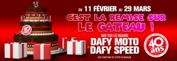 Dafy Moto : des remises pour les 40 ans du groupe