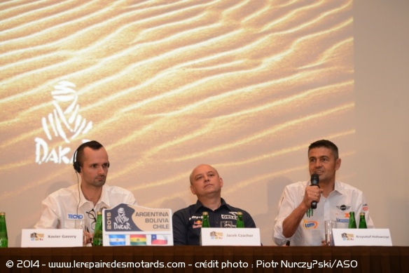 Krzysztof Holowczyc et Jacek Czachor temoignent de leur experience sur le Dakar