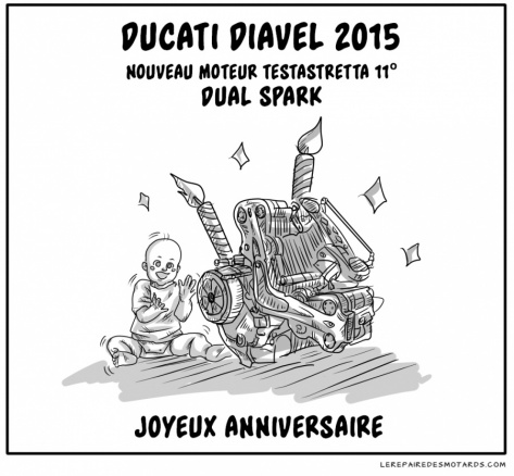 2 bougies pour la Diavel