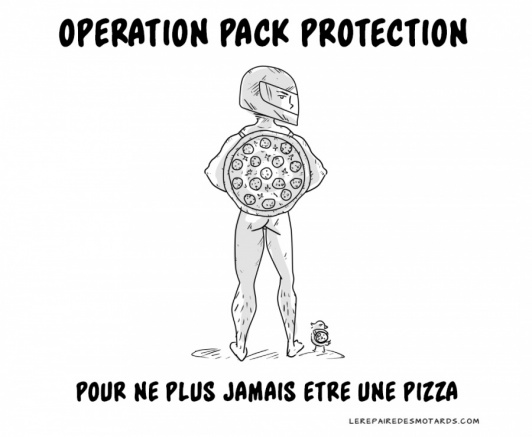 Ne soyez pas un motard pizza