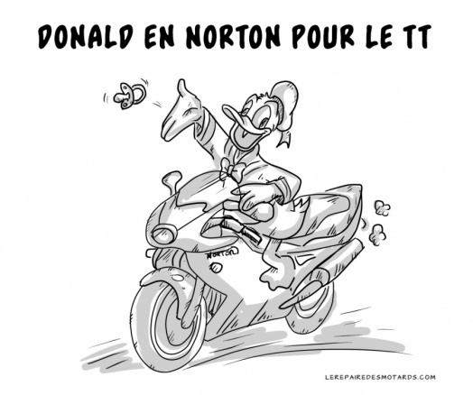 Donald au Tourist Trophy