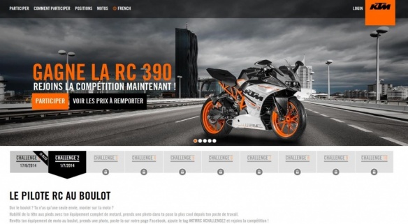 Des KTM RC 125 et 390 à gagner