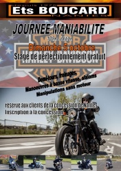 Journée maniabilité Harley-Davidson Nantes