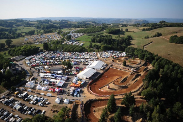 La piste de Reygades lors de l'édition 2013 - crédit photo : Motoraxess