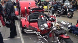 moto custom du Custom Bike show de Belfast