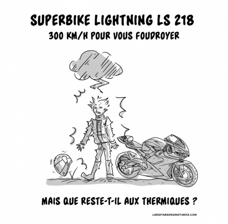 Moto éclair tonnerre