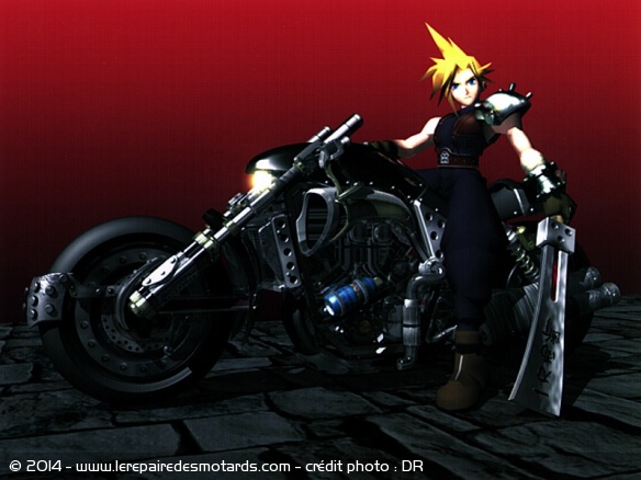 Une jeu vidéo moto pour Final Fantasy