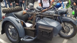 Un moto armée Custom Bike show de Belfast