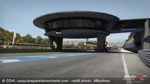 Les circuits, ici Jerez, restent facilement reconnaissables