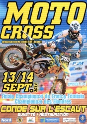 Finale du championnat de France de MX Féminin à Condé sur l'Escaut (59)