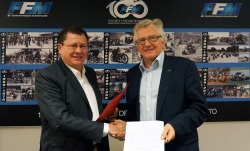 Jacques Bolle, Président de la FFM et Philippe Machu, Président de l'UFOLEP