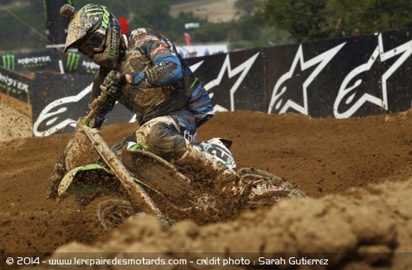 Gautier Paulin perd de précieux points - crédit photo : Sarah Gutierrez/ Kawasaki