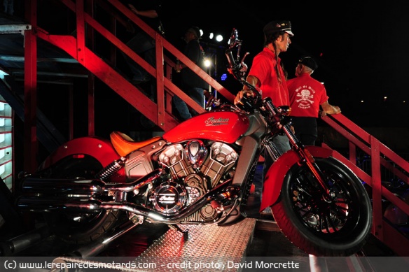 Indian Scout sous le feu des projecteurs