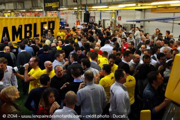 Le Scrambler Ducati entre en production