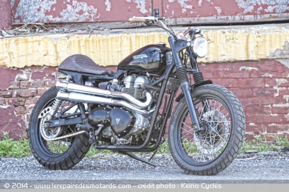Triumph Bonneville préparée par Keino