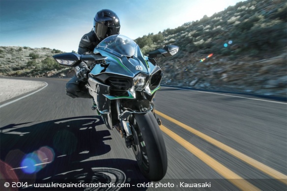 Sportive Kawasaki Ninja H2