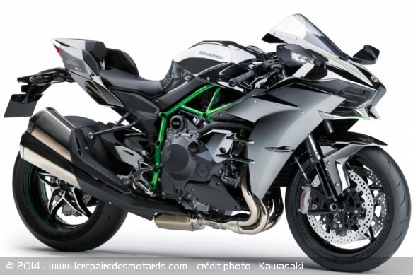 Sportive Kawasaki Ninja H2