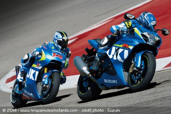 La GSX-RR du MotoGP et la GSX-R1000