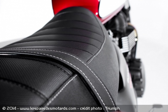 La Newcurch est également équipée d'une selle customisée