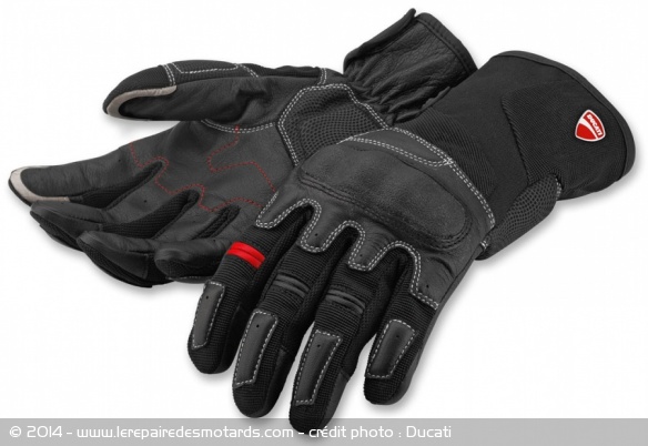 Gants cuir/textile Ducati Motard par Rev'it